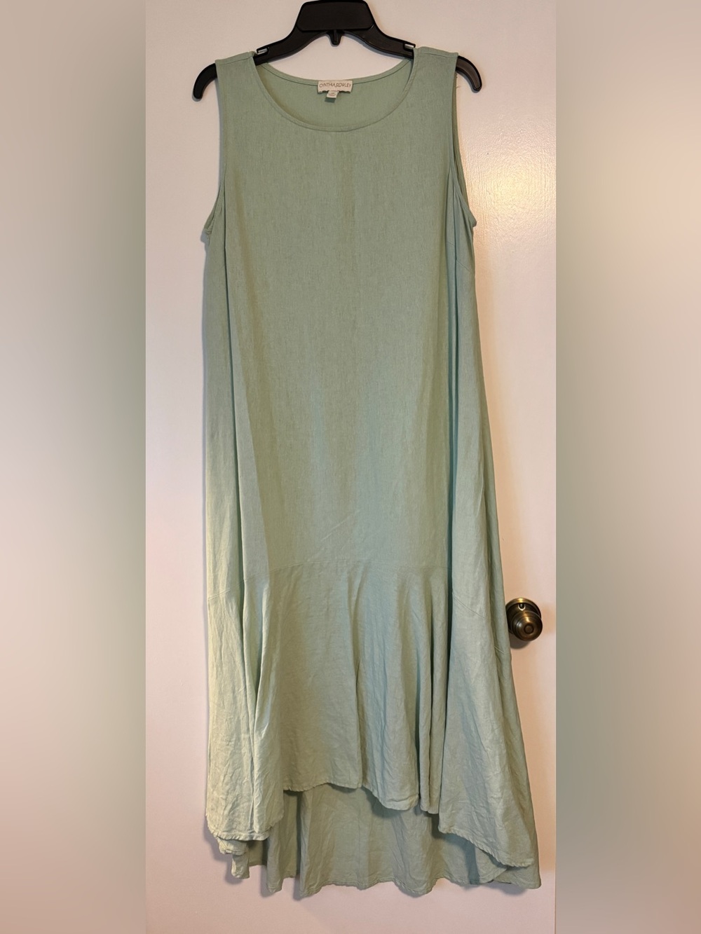 Cynthia Rowley sleeveless linen & viscose dress size M